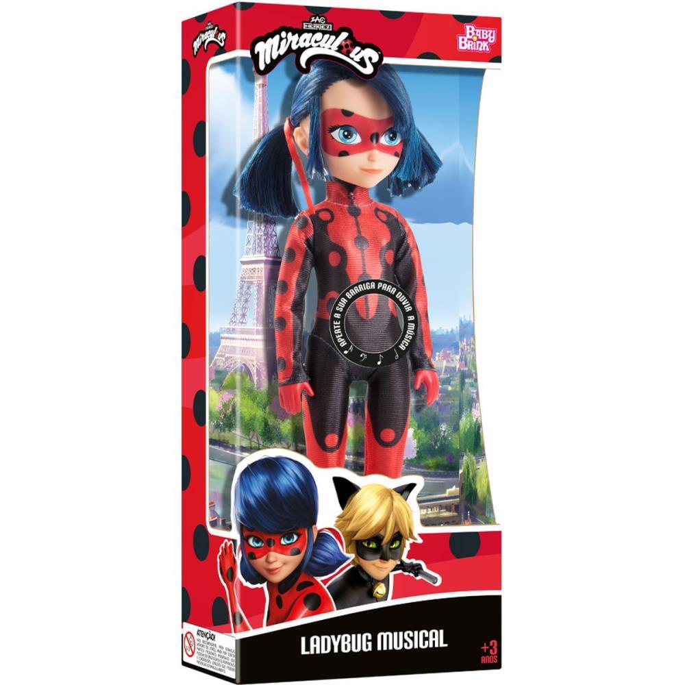Boneco e personagem ladybug miraculous 45cm - baby brink (unidade ...