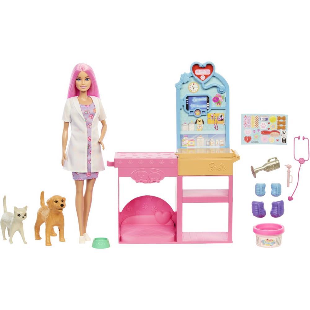 Bonec Barbie profissoes cj clinica veterinaria c/bonec - mattel (unidade ...