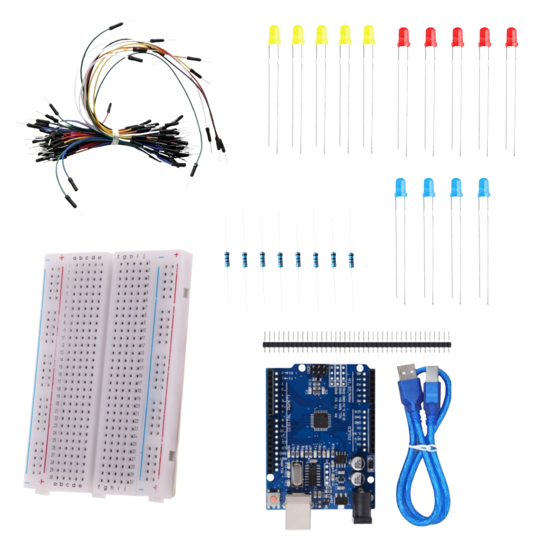 Kit starter c/Uno CH340 compativel arduino + box - Eletrônica Fácil ...