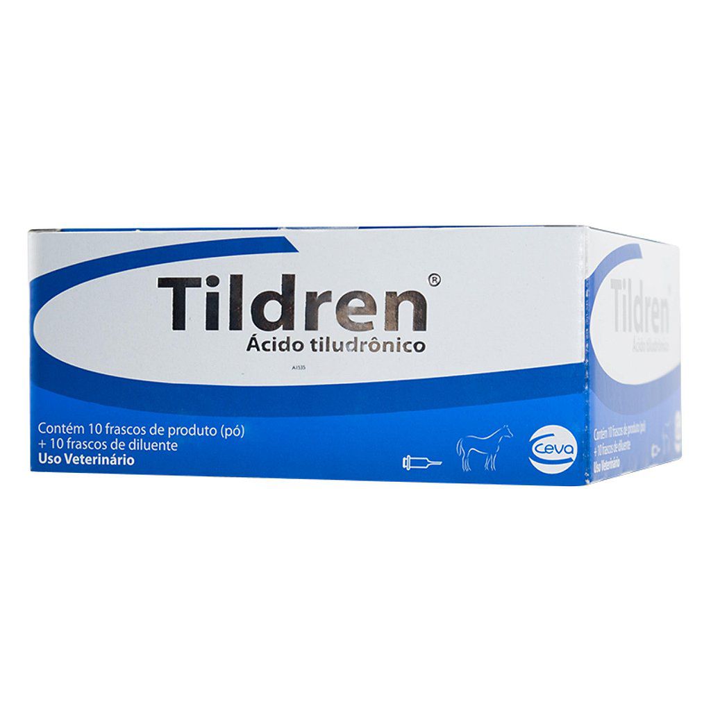 Tildren Injection Tildren 10 Frascos De 50 Mg - Ceva - Kajavet Farmácia Veterinária