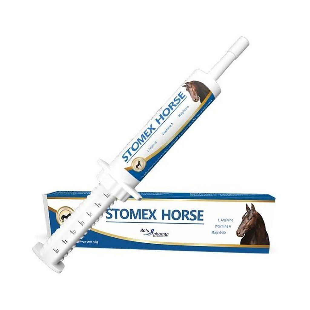 Botumix Stomex Horse 43 Gr - Botupharma - Kajavet Farmácia Veterinária