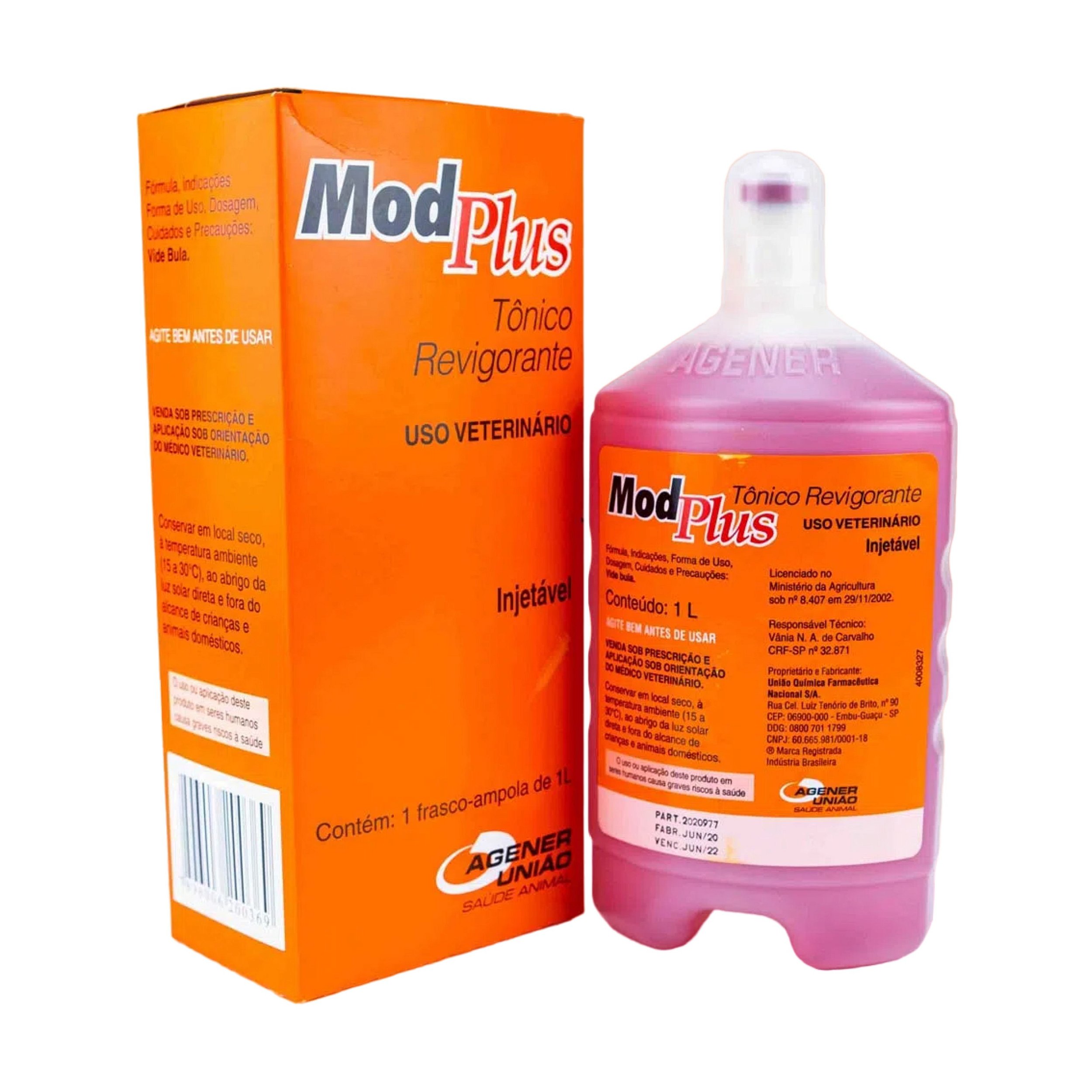 Mod Plus 1 Lt - Agener União - Kajavet Farmácia Veterinária