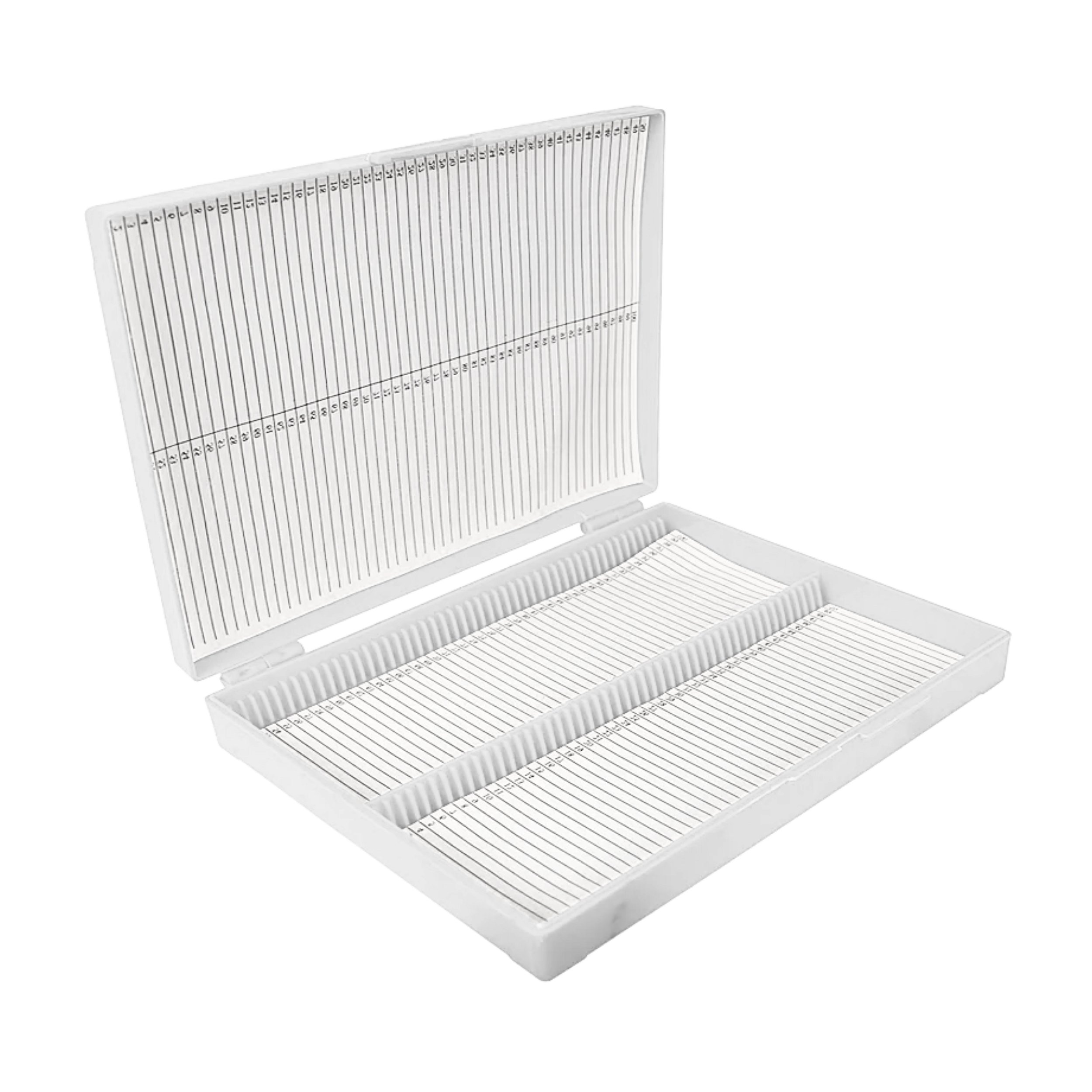 Caixa Porta Lâminas Para 100 Lâminas 26 mm X 76 mm Branca