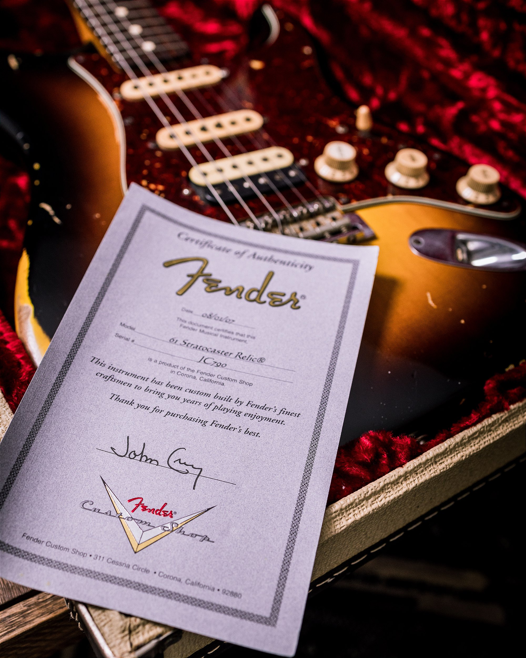 Fender Custom Shop '61 Stratocaster Relic John Cruz Masterbuilt