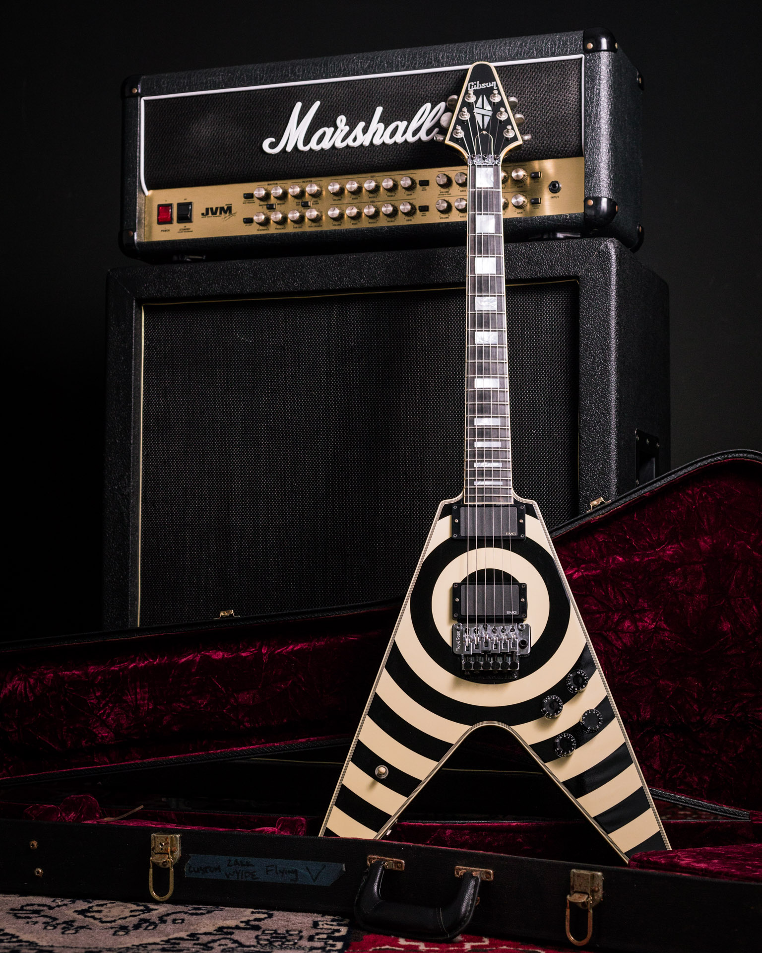 ギター GIBSON Flying V Custom Gibson Zakk Wylde Flying V Custom c/ Floyd Rose - Produto Usado