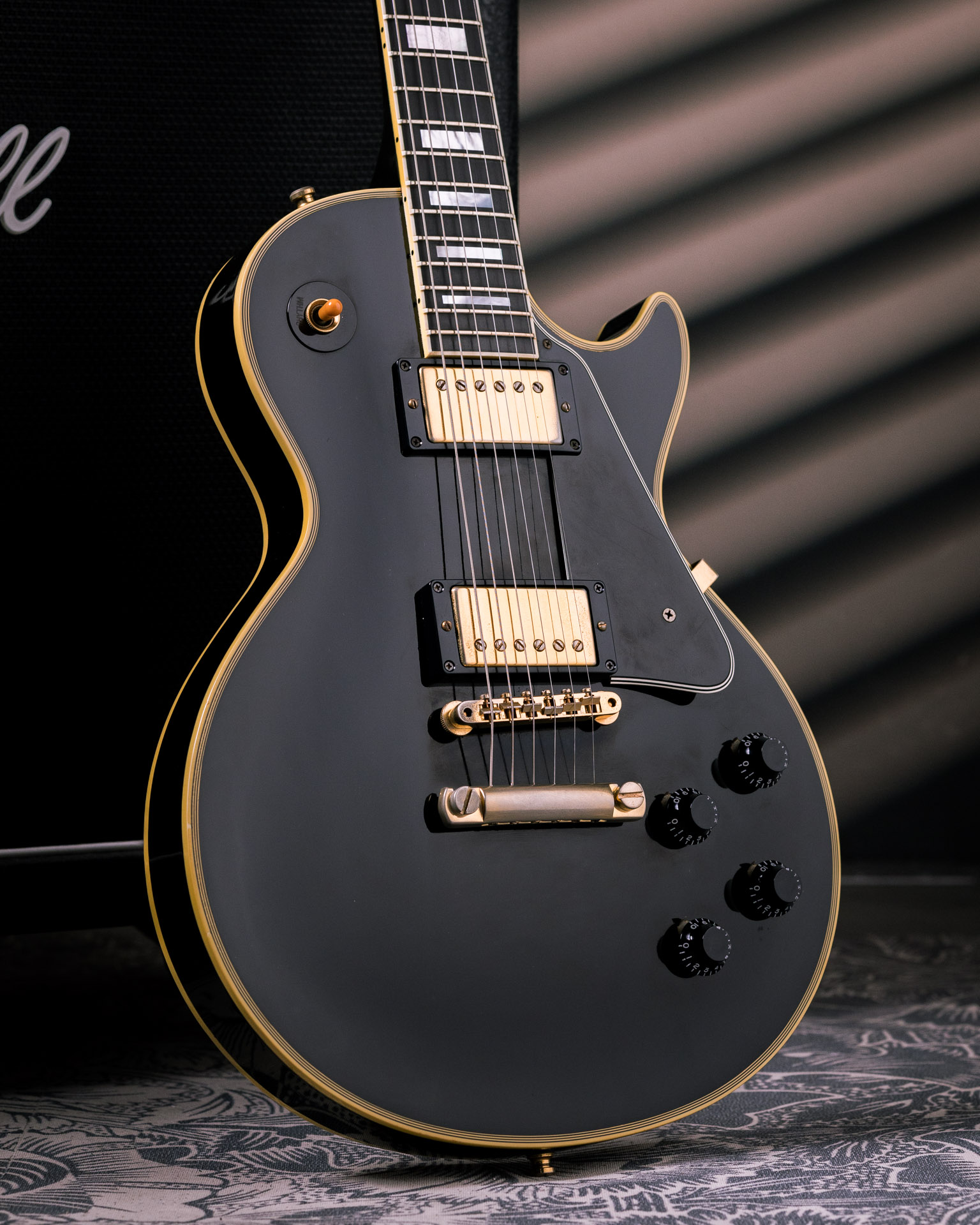 Guitarra Gibson Custom Shop Les Paul Custom 1957 Reissue Black