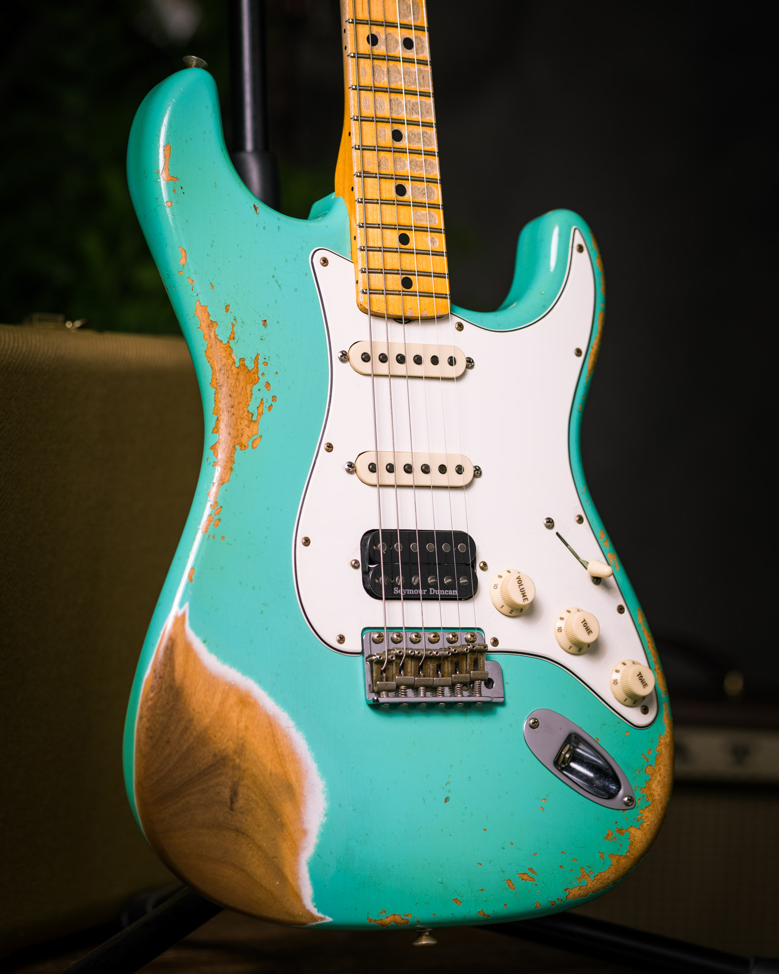 Fender Custom Shop '69 ストラトキャスター Guitarra Fender Custom Shop '69 Stratocaster HSS Heavy Relic - The