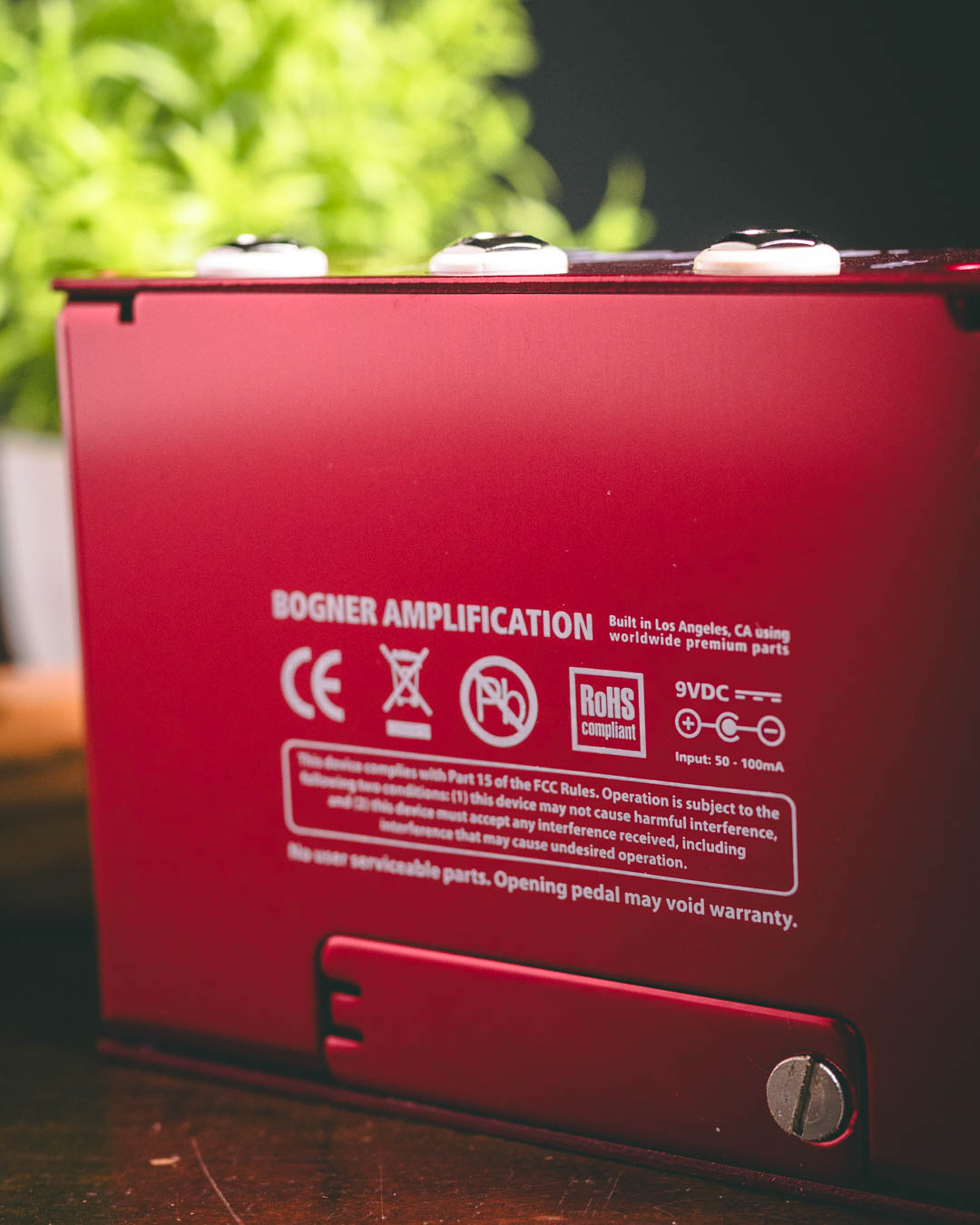 Bogner Ecstasy RED - Produto Usado - The Tone Boutique