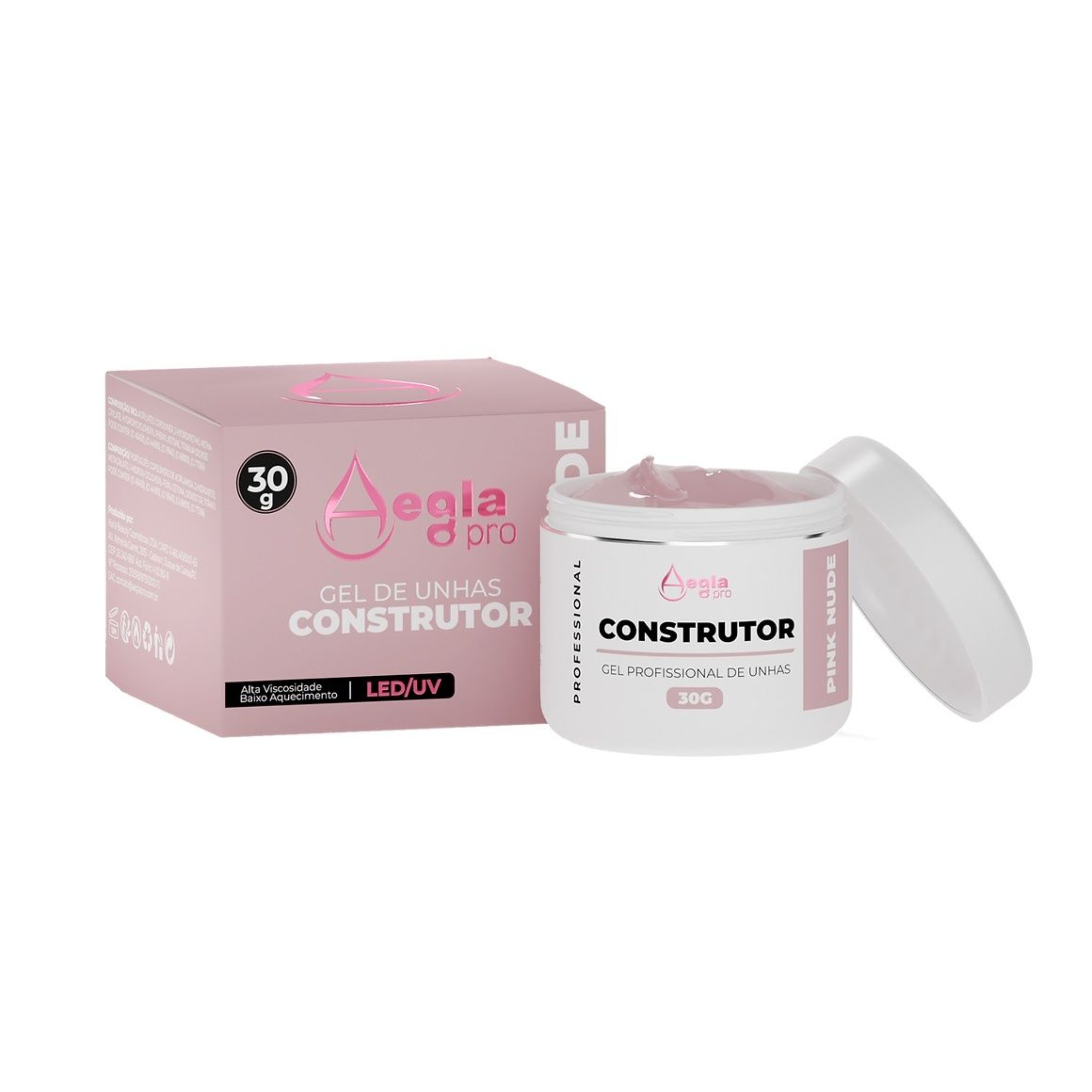 Gel Para Unhas Construtor Aegla PRO -30g - Atacado Meu Mundo Unhas