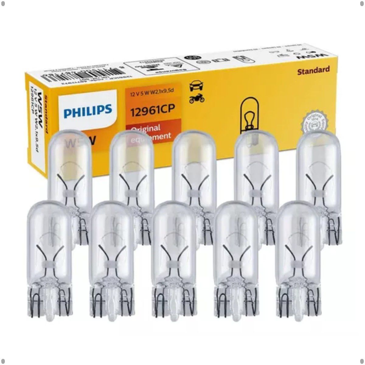 Lâmpada Pingo D'água G 12V 5W PHILIPS - PH12961 - Auto Peças Pingo D' ouro