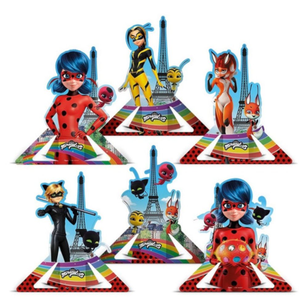 DECORAÇÃO DE MESA FESTA MIRACULOUS LADYBUG CORE - 06 UNIDADES - REGINA  FESTA - Loja do Abençoado Festas Artigos para festas e Decoração de  Aniversário com os melhores preços e condições ! Compra 100% Segura