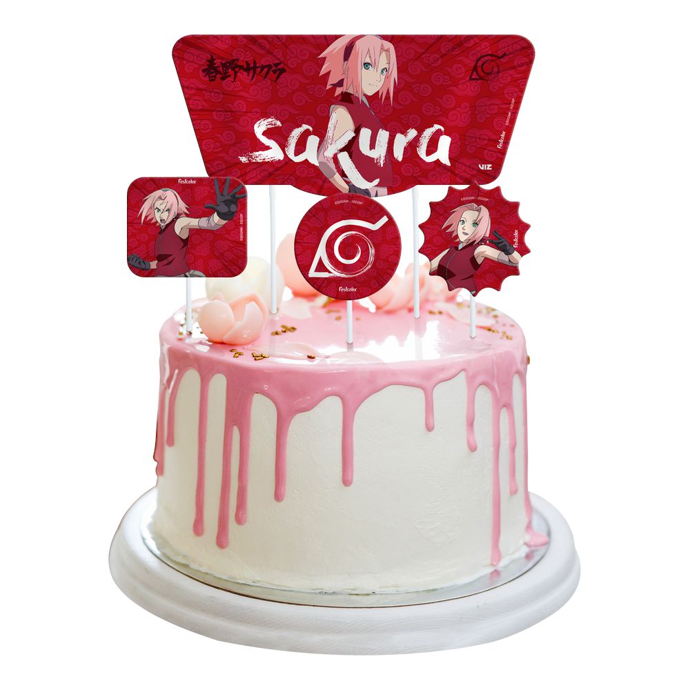 Topo de bolo de ouro rosa com glitter doce 16 - Decorações de festa de  aniversário de