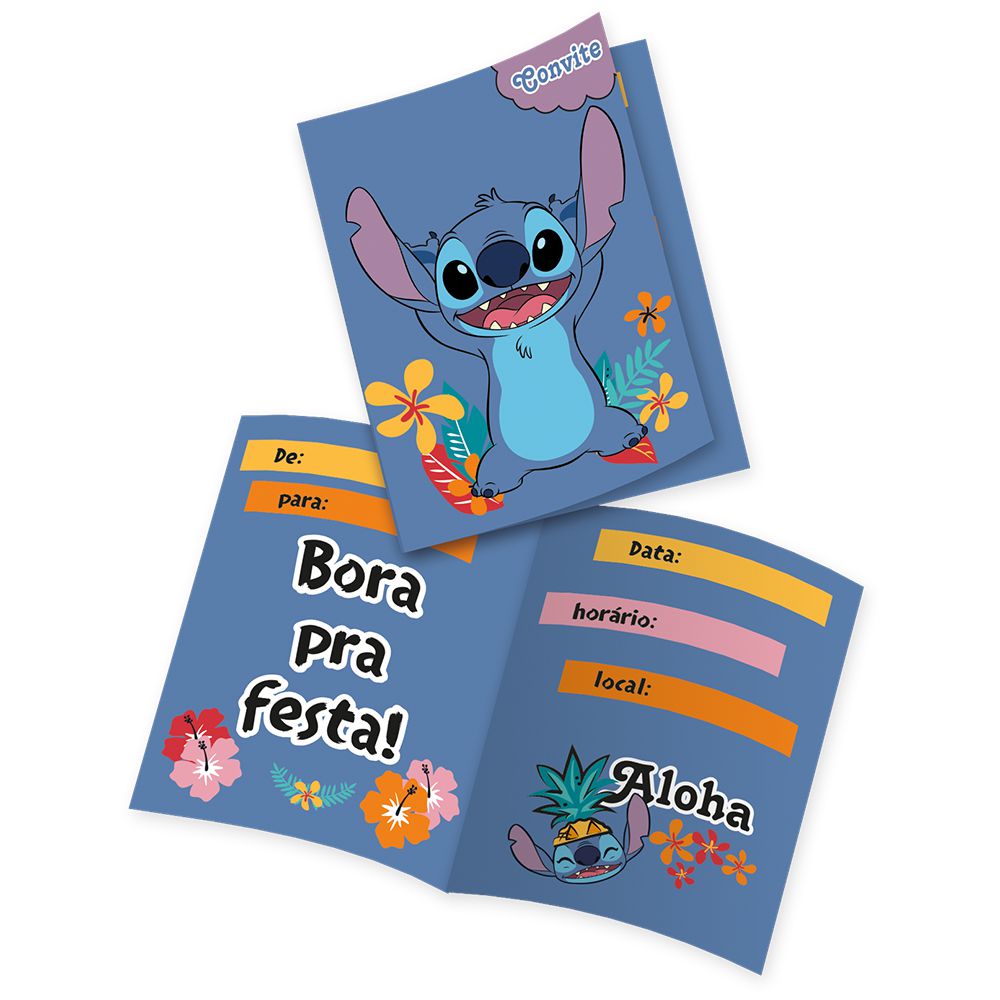 Kit Festa Lilo E Stitch Aniversário Fácil Decoração Infantil - R$ 69,9