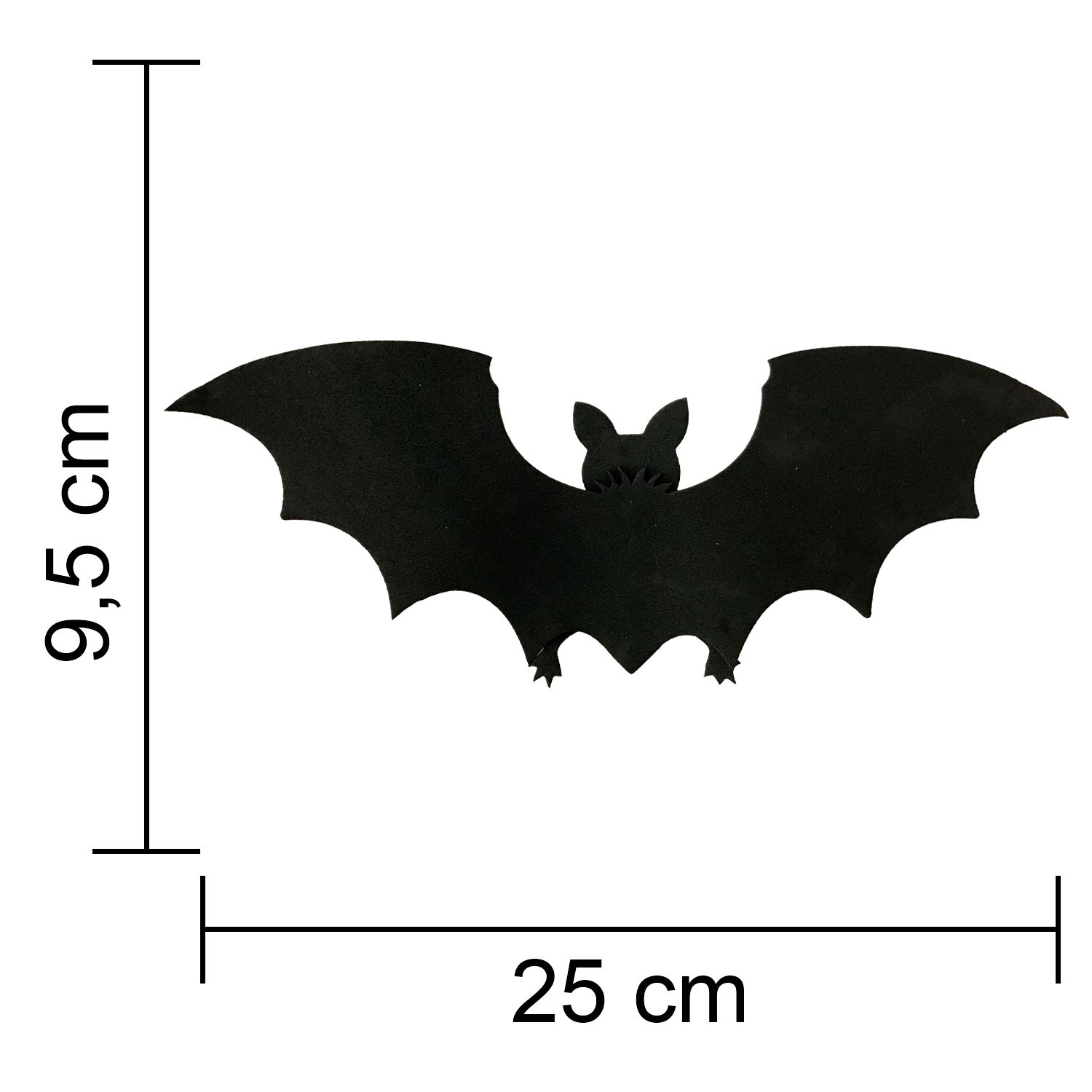 Apliques Morcego para Festa Halloween Dia das Bruxas 3 un