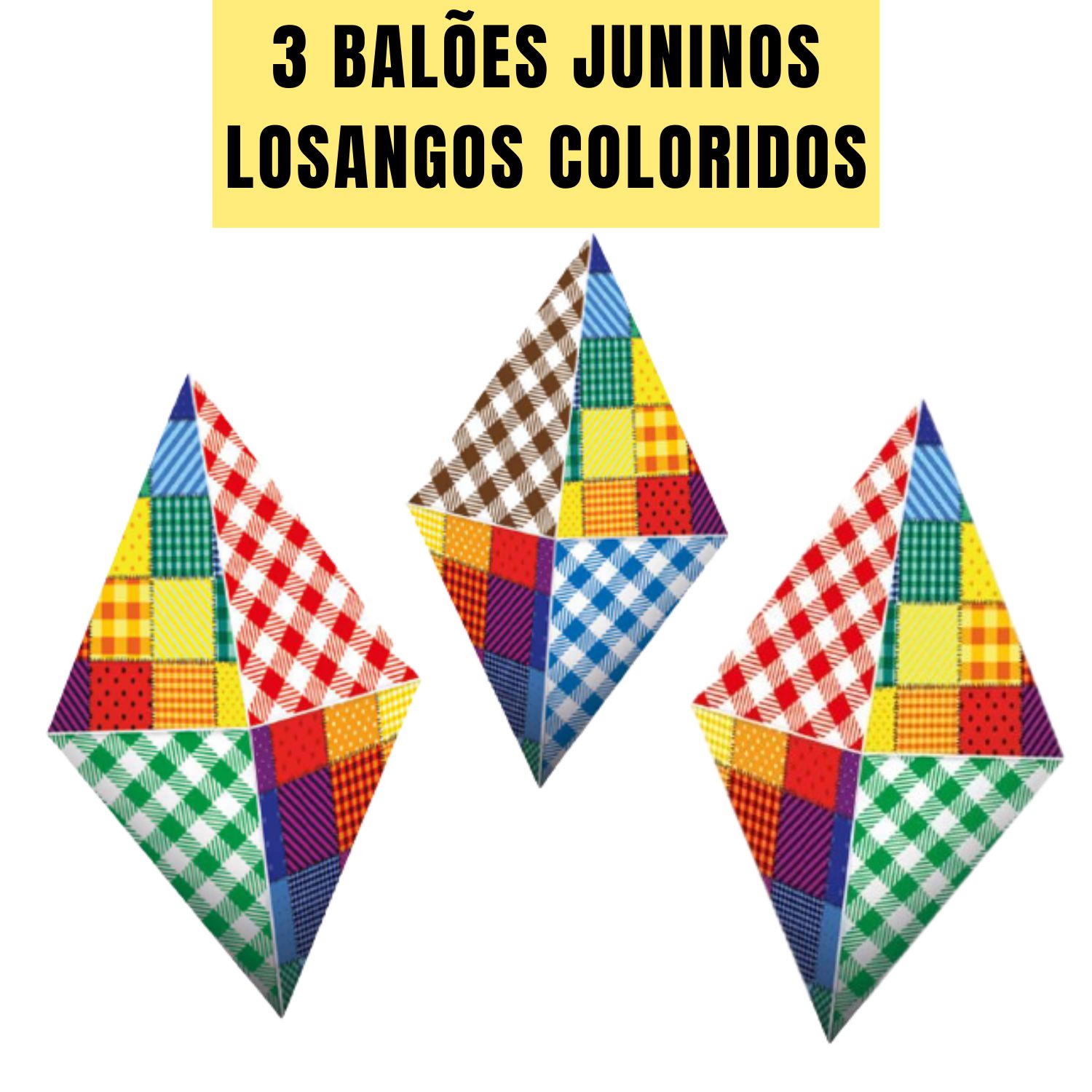 DECORAÇÃO BALÃO XADREZ FESTA JUNINA - 5 UNIDADES - KAIXOTE - Loja do  Abençoado Festas Artigos para festas e Decoração de Aniversário com os  melhores preços e condições ! Compra 100% Segura