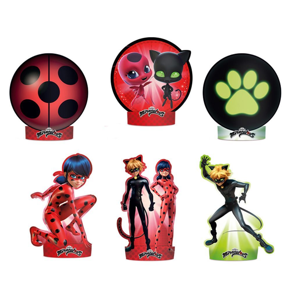 Kit 4 Copos Ladybug Miraculous p/ Festa Infantil Lembrança