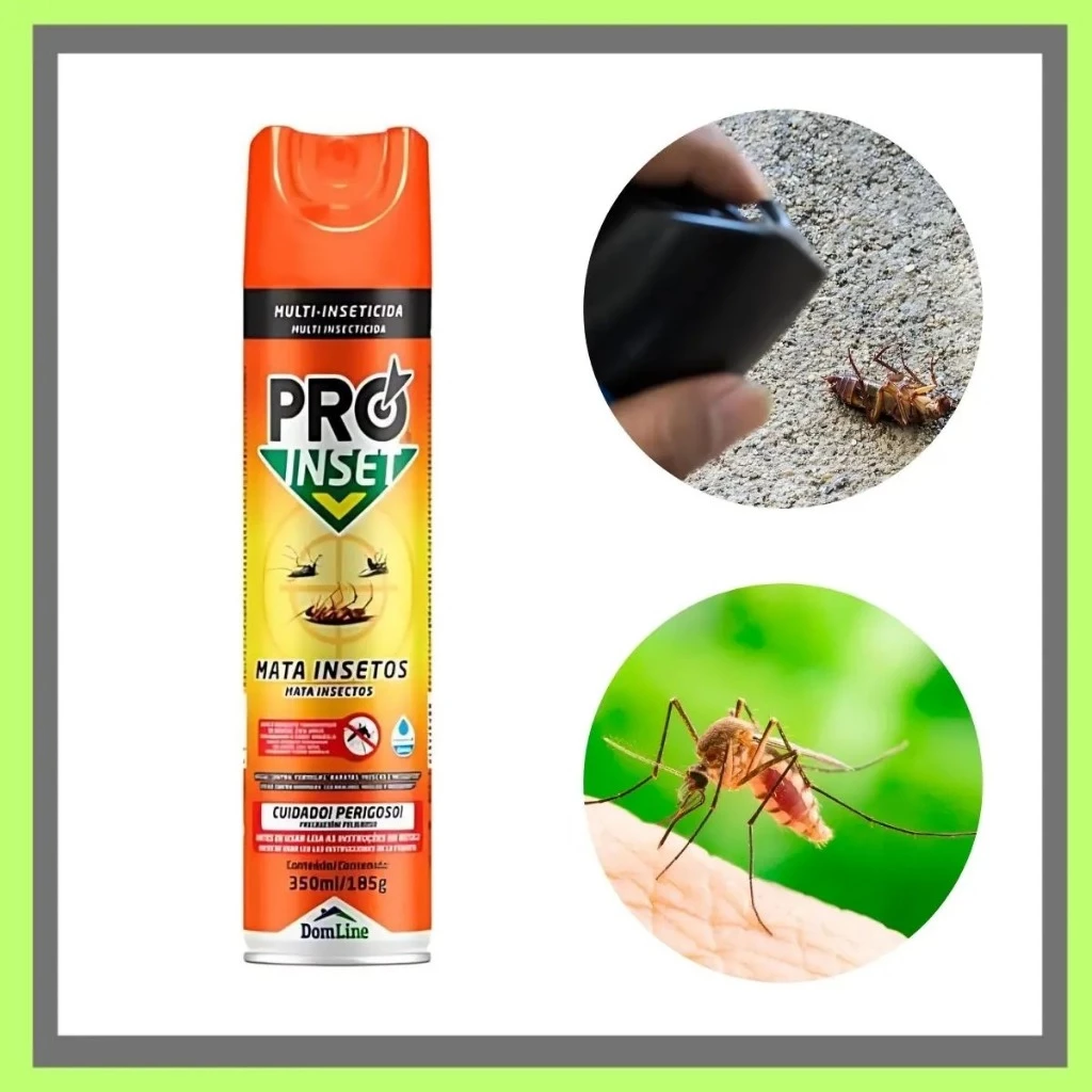 Kit com 6 Inseticidas Pro Inset Multi-Inseticida Mata Insetos - Grupo ...