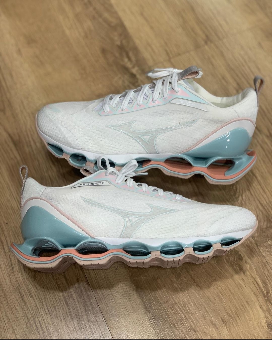 Mizuno wave sales branco e rosa