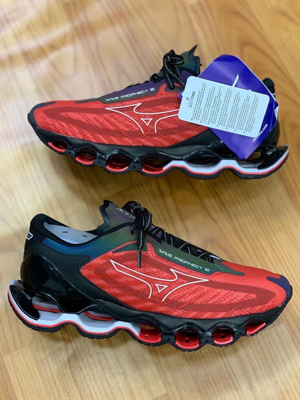 Mizuno wave preto e vermelho deals