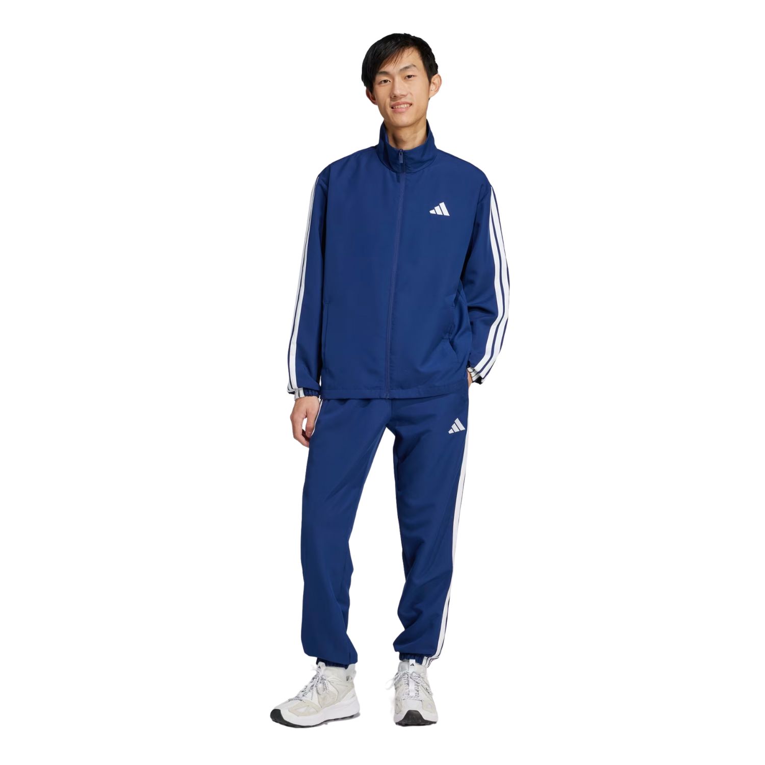 Agasalho Adidas Malha Sportswear Basic Três Listras - Kothe Esportes