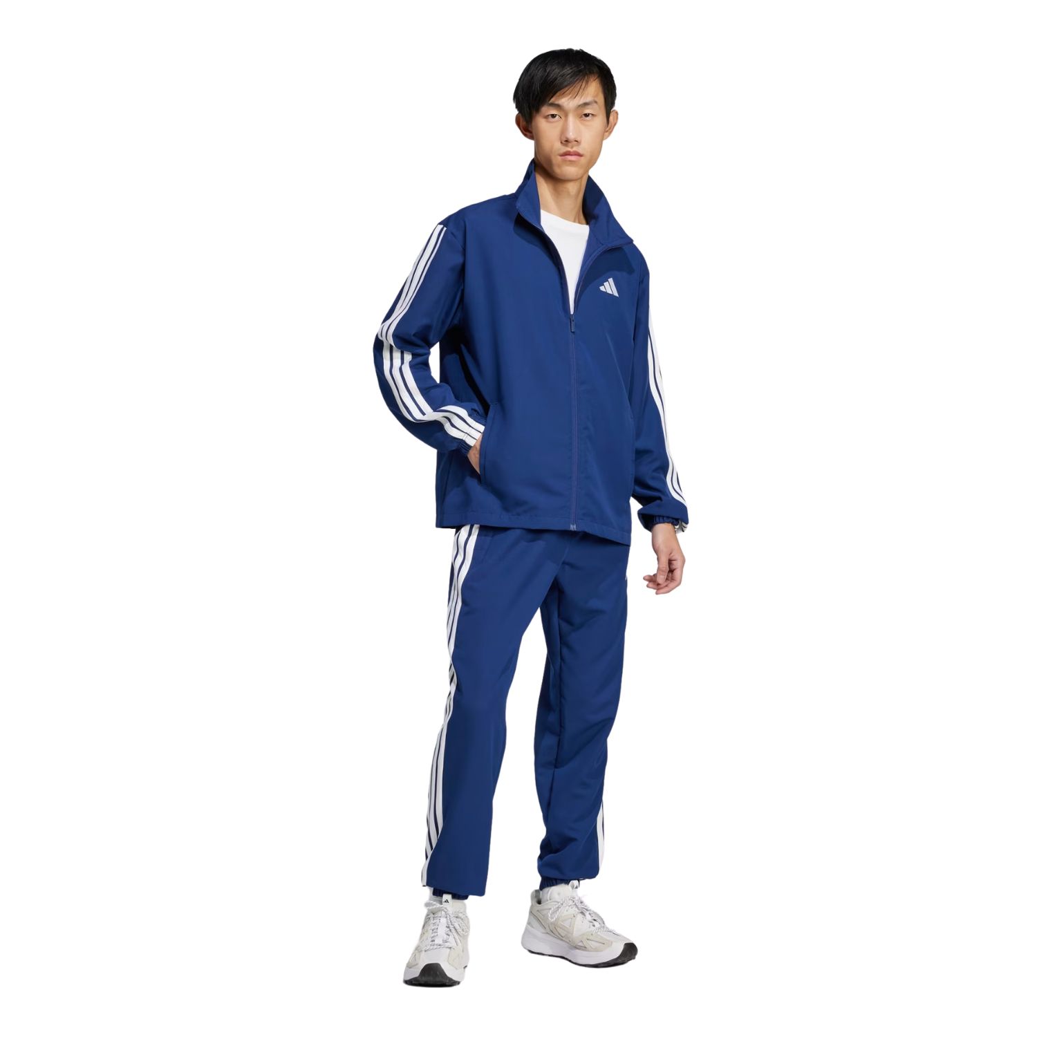 Agasalho Adidas Malha Sportswear Basic Três Listras - Kothe Esportes