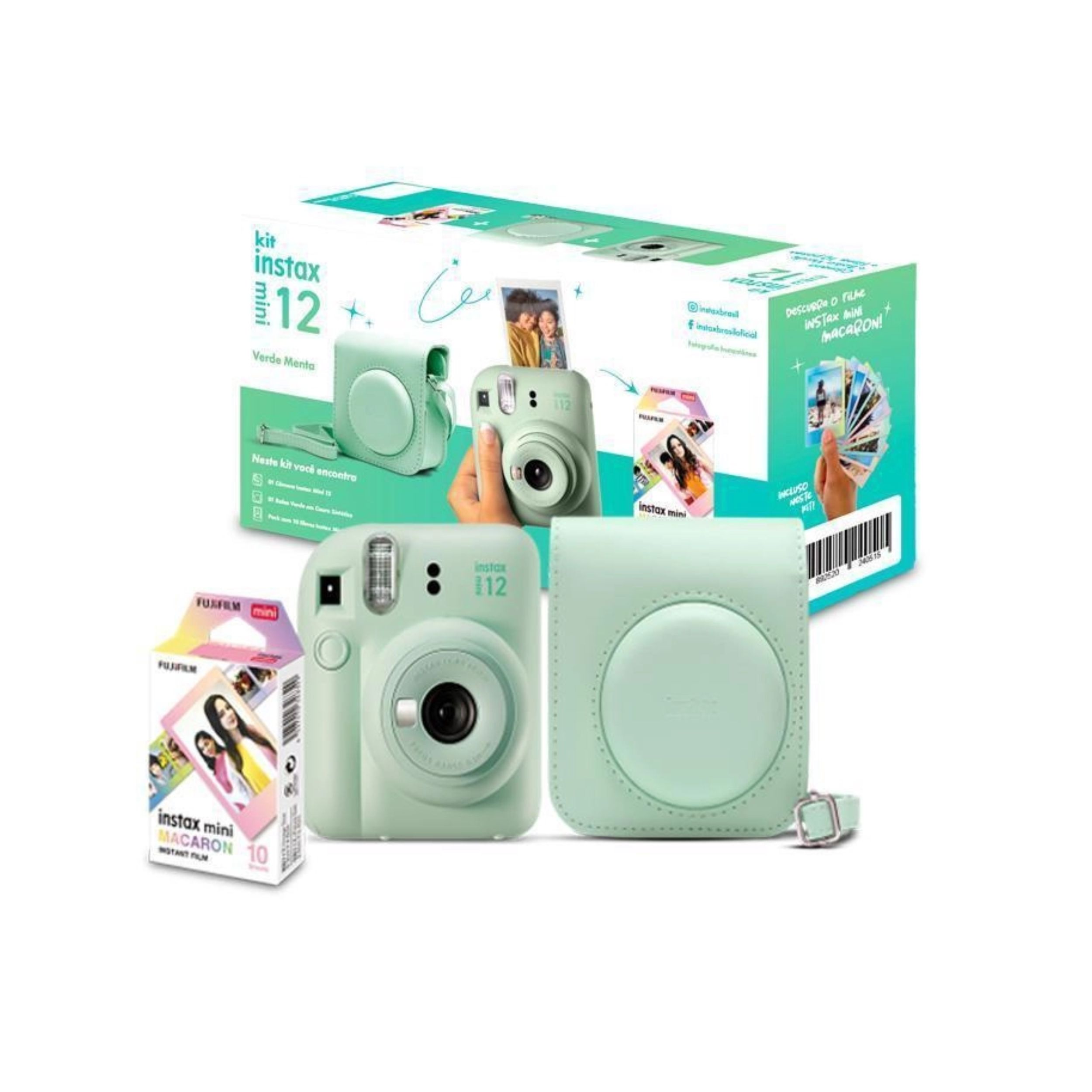 Fujifilm Instax mini 12 Verde - Cámara instantánea - LDLC