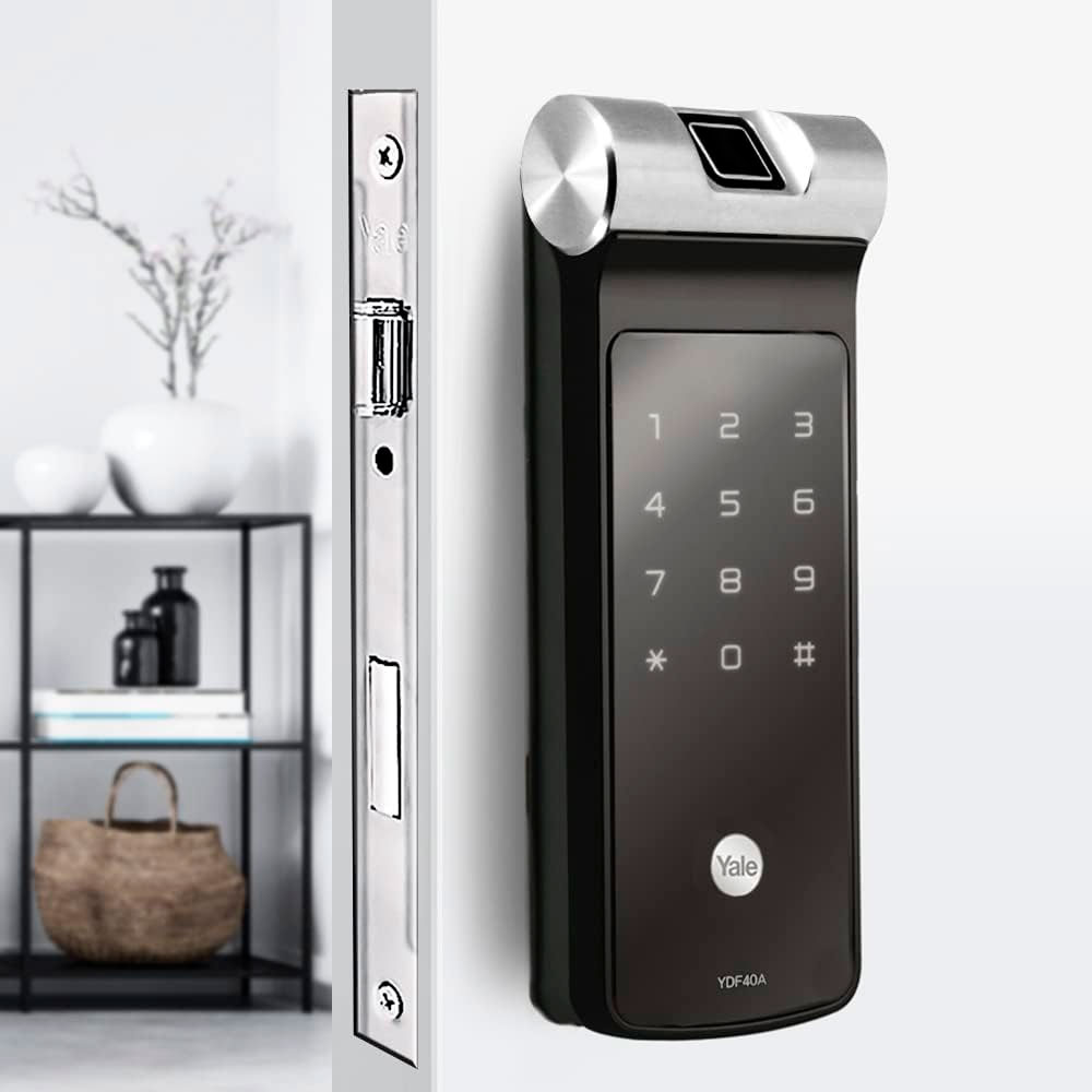 Fechadura Digital YDF 40A RL com Biometria Senha Rolete - KEYCASA