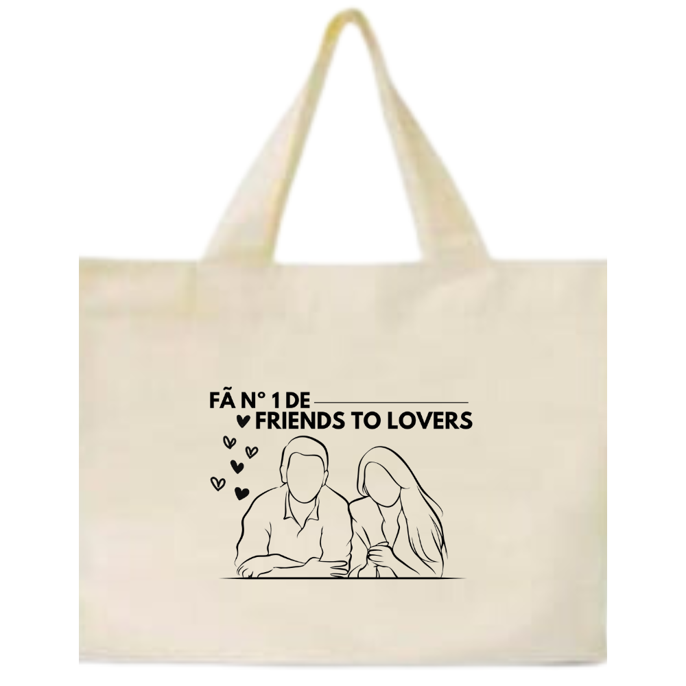 Bolsa Ecobag - Mais que amigos, friends - Escritologia