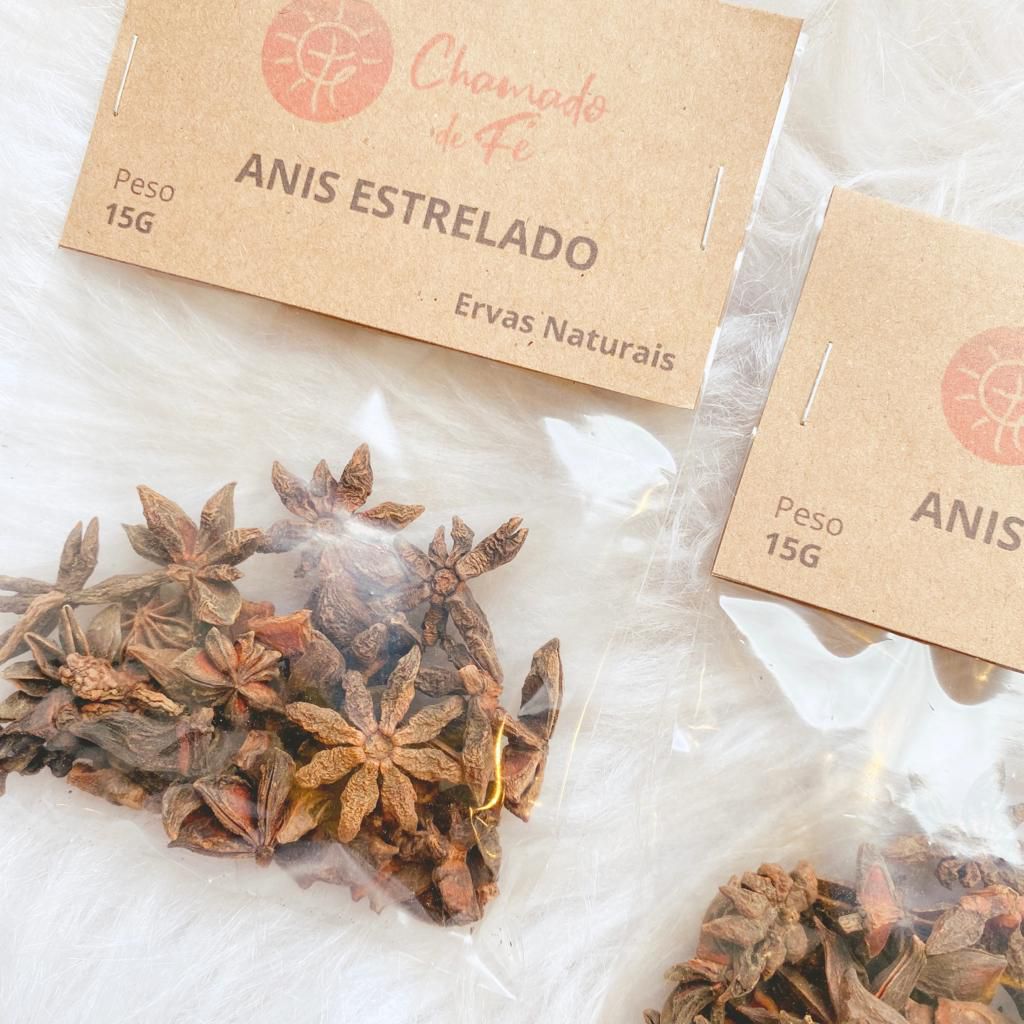 Banho de Anis estrelado -15g - Chamado de Fé