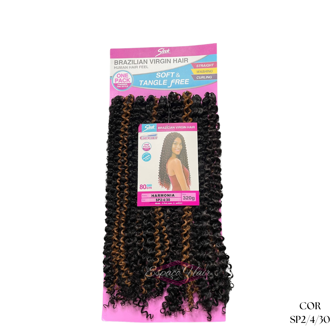 CABELO CACHEADO HARMONIA CROCHET BRAIDS - BIO FIBRA - BRAZILIAN