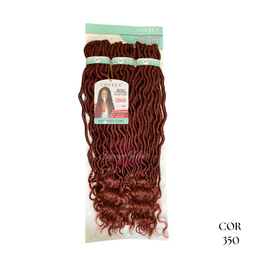GODDES CURL - DRED SINTÉTICO COM CACHOS NA PONTA - CHEREY - 260G