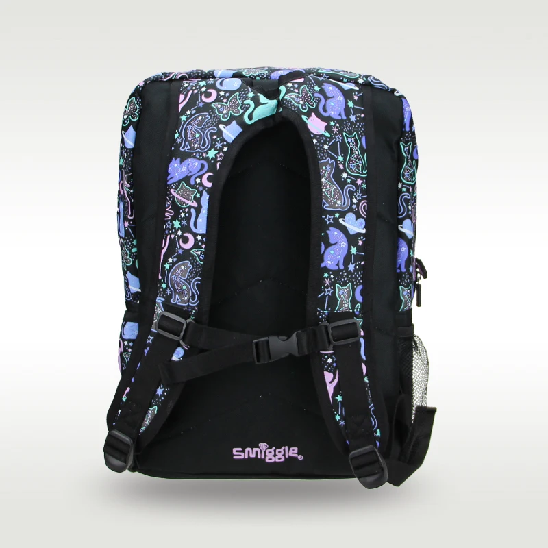 Mochila Escolar Cat Reach For The Stars Original Smiggle Cubo Nerd 