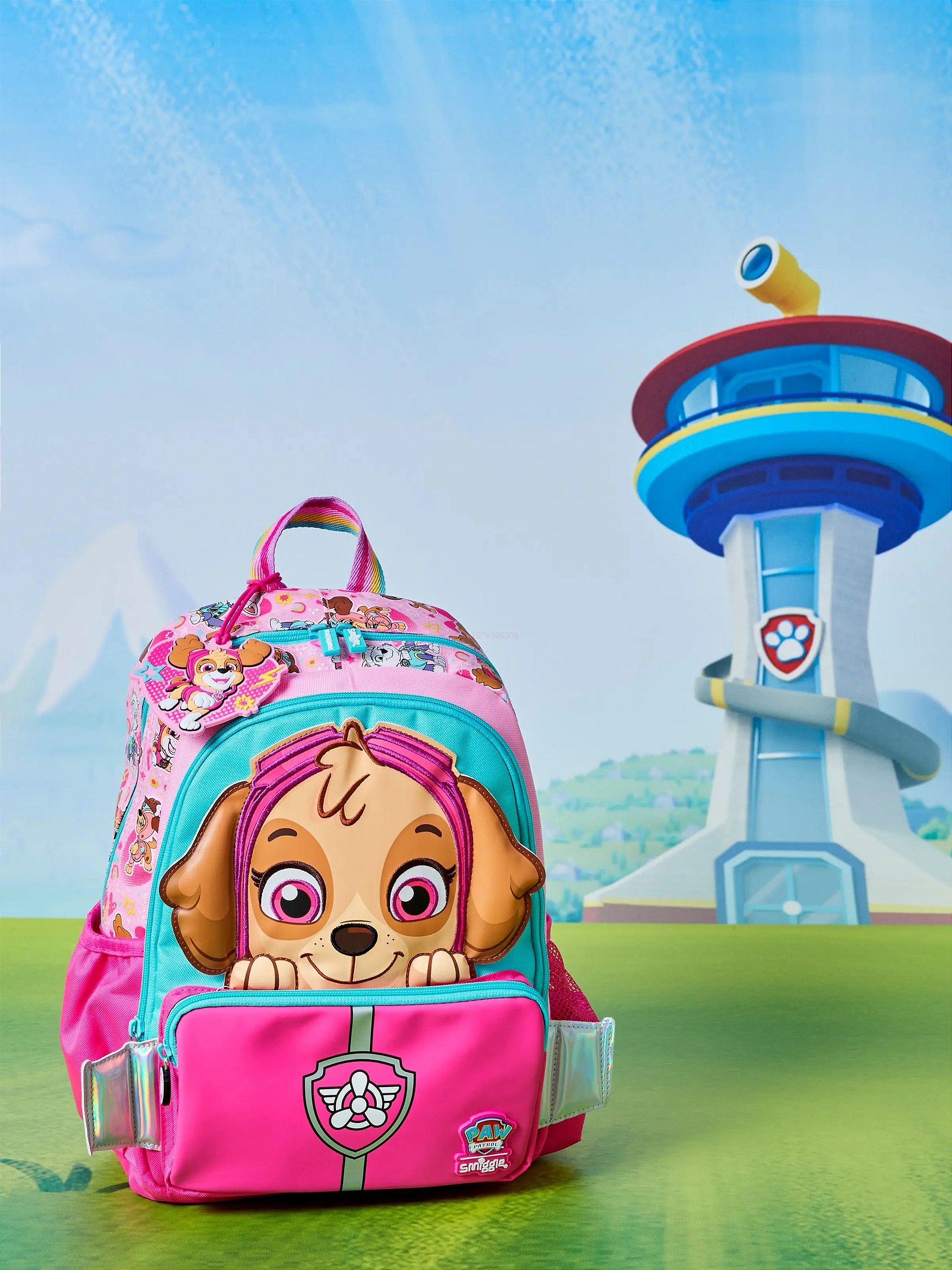 Mochila Escolar Infantil Skye Patrulha Canina Original Smiggle Cubo Nerd O universo geek em um clique