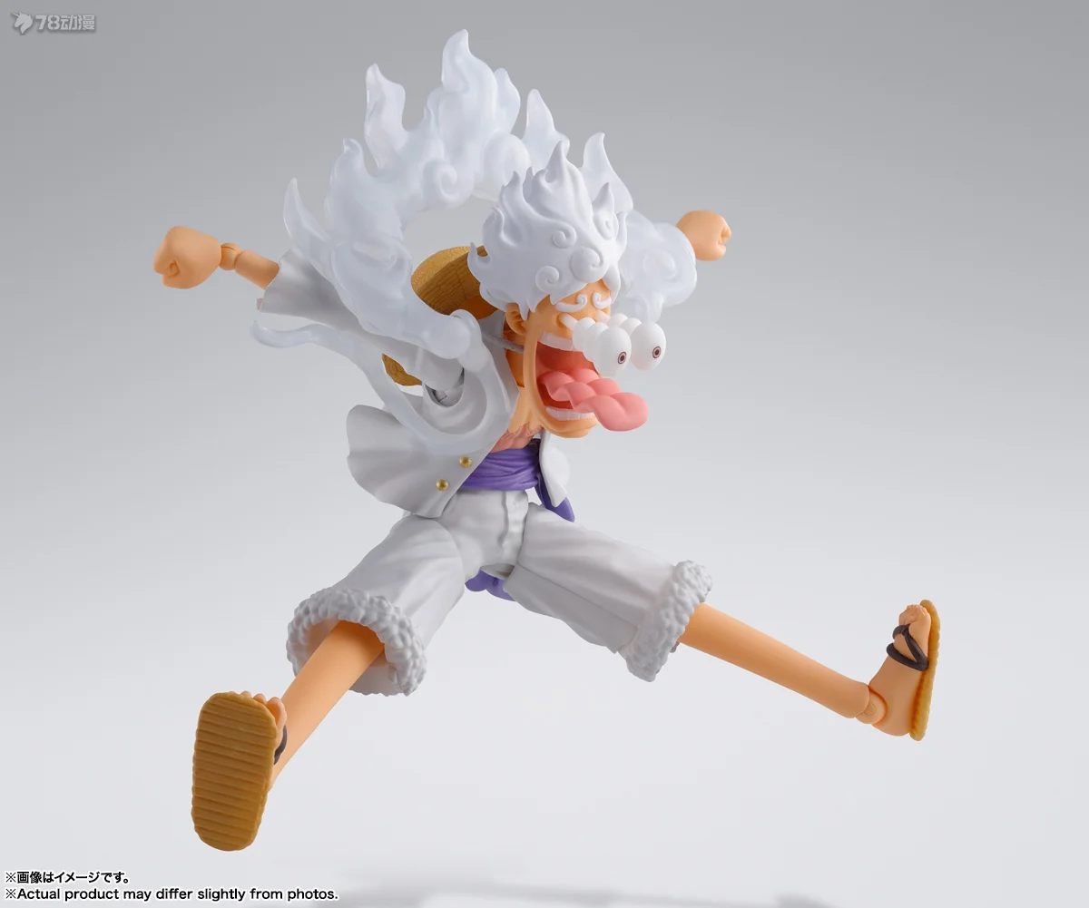 Action Figure Monkey D. Luffy Gear 5 - Original Bandai SHF - Cubo