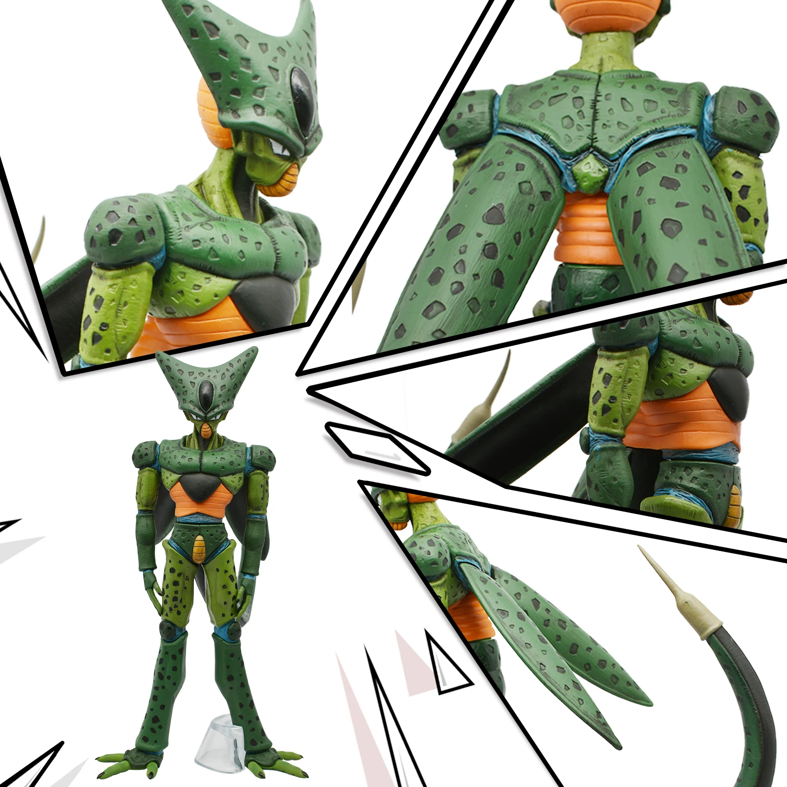 Figure Cell Primeira forma 30cm - Dragon Ball - Cubo Nerd - O universo ...