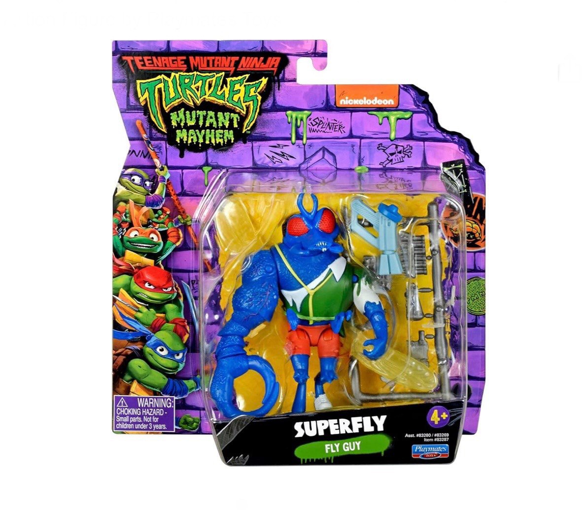 Action Figure Superfly TMNT Mutant Mayhem - Original Playmates