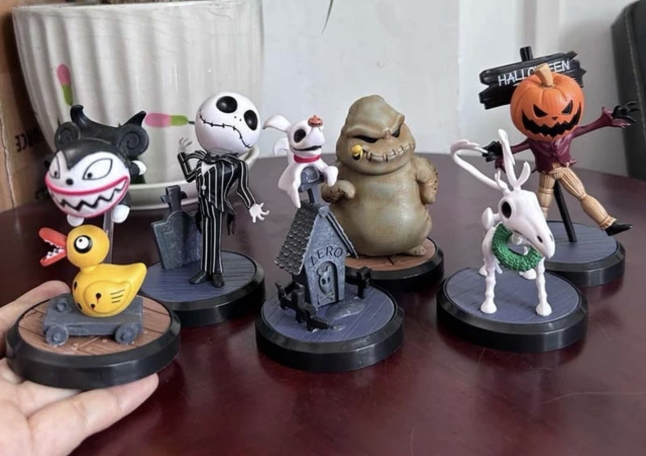 Pack 6 mini figures O Estranho Mundo de Jack - Cubo Nerd - O