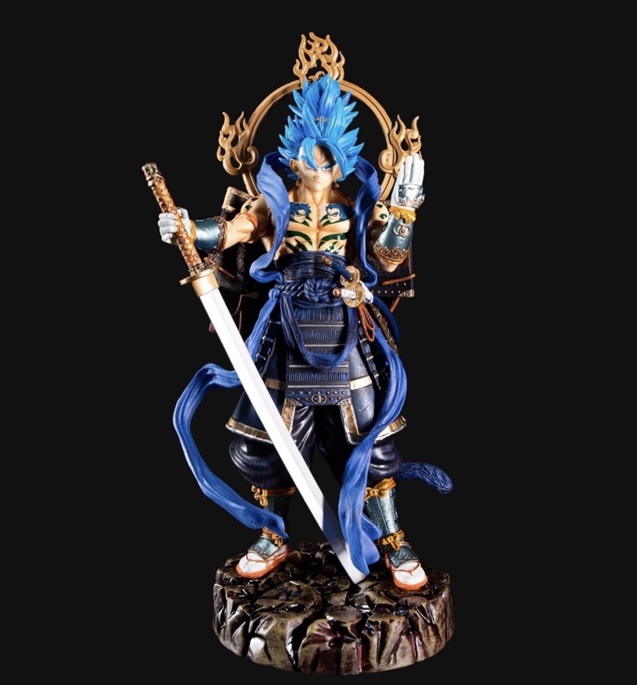 Figure Vegetto Ssj Blue Bushin - Dragon Ball - Cubo Nerd - O