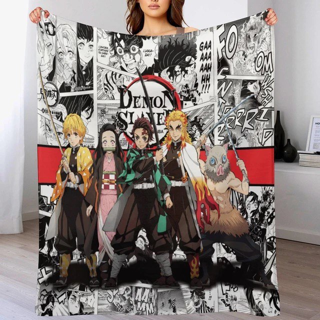 Toalla Demon Slayer Kimetsu No Yaiba Microfibre - Serviette De Plage Et Bain Pour Enfants