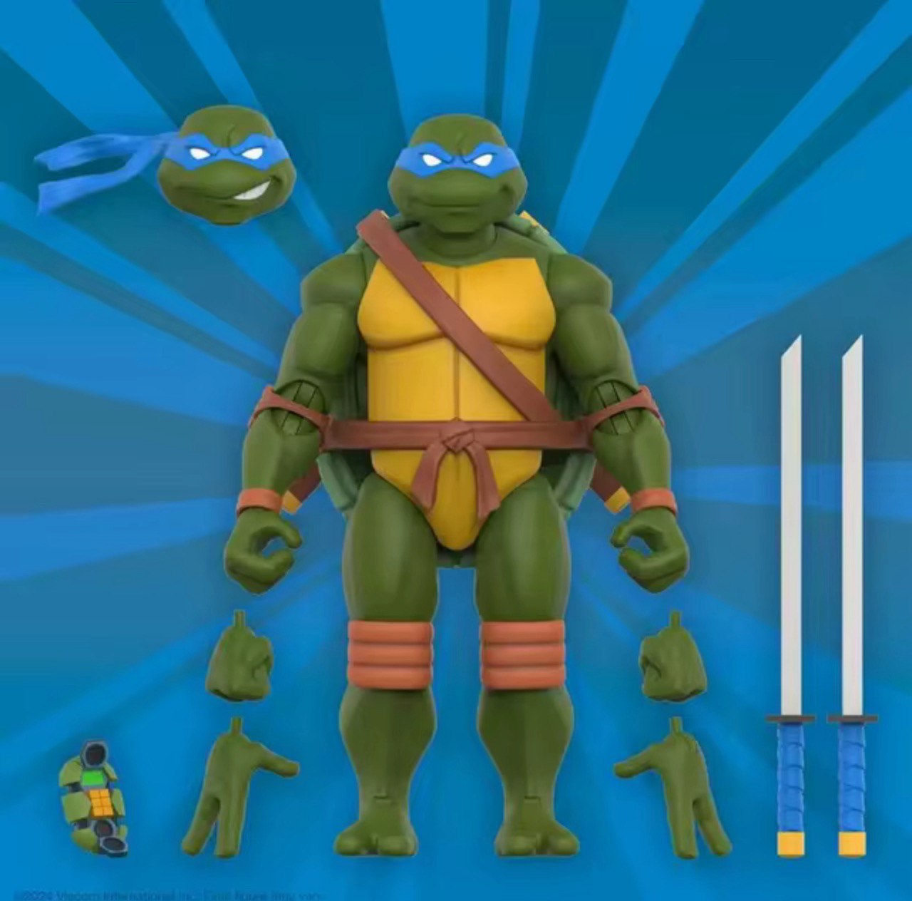 Action Figure Leonardo TMNT ULTIMATES! Wave 12 - Super7