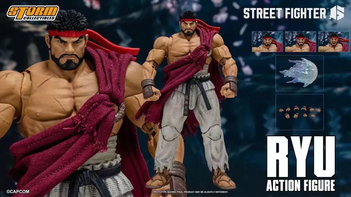 Action Figure Ryu Street Fighter 6 escala 1/12 - Storm