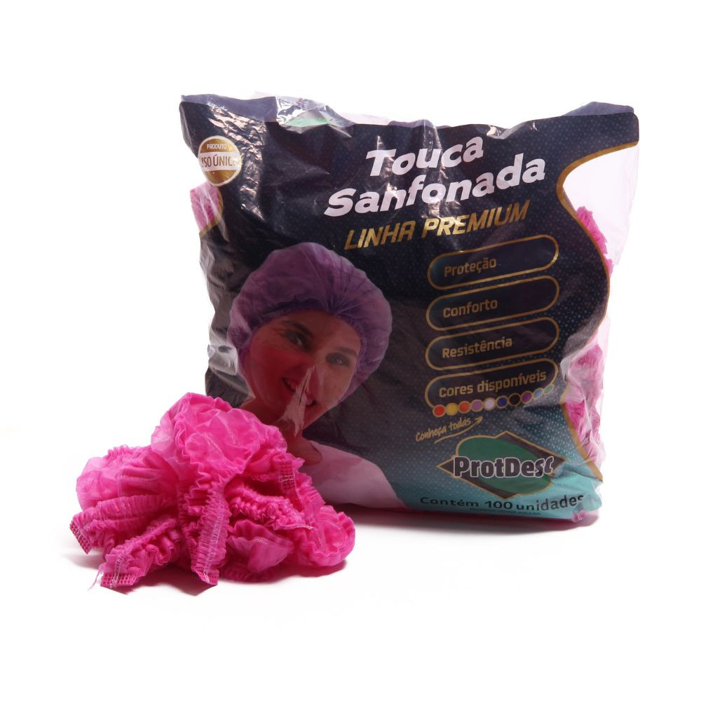 Touca Pink 100 Unidades Protdesc - Lejé Beauty