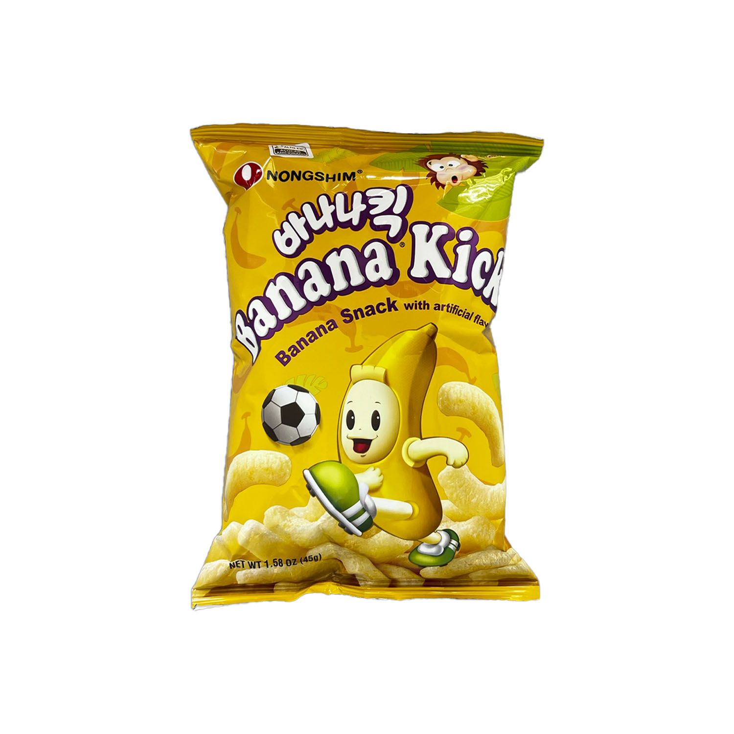 Salgadinho Coreano de Banana kick 45G Nongshim Asia One