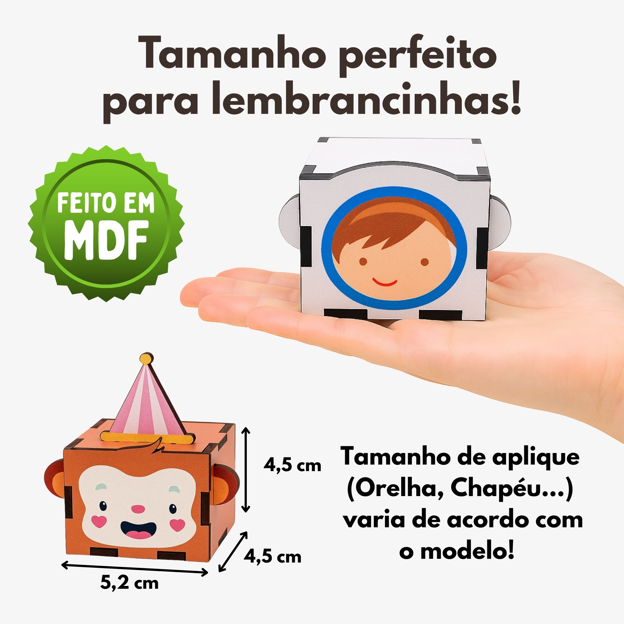 Mini Cubo Stitch MDF – Lembrancinha Infantil - Realizar Arte em MDF