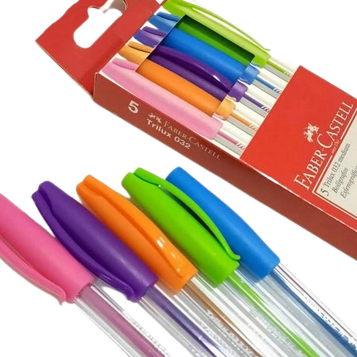 Caneta Esferogr Fica Faber Castell Trilux Medium Unidades