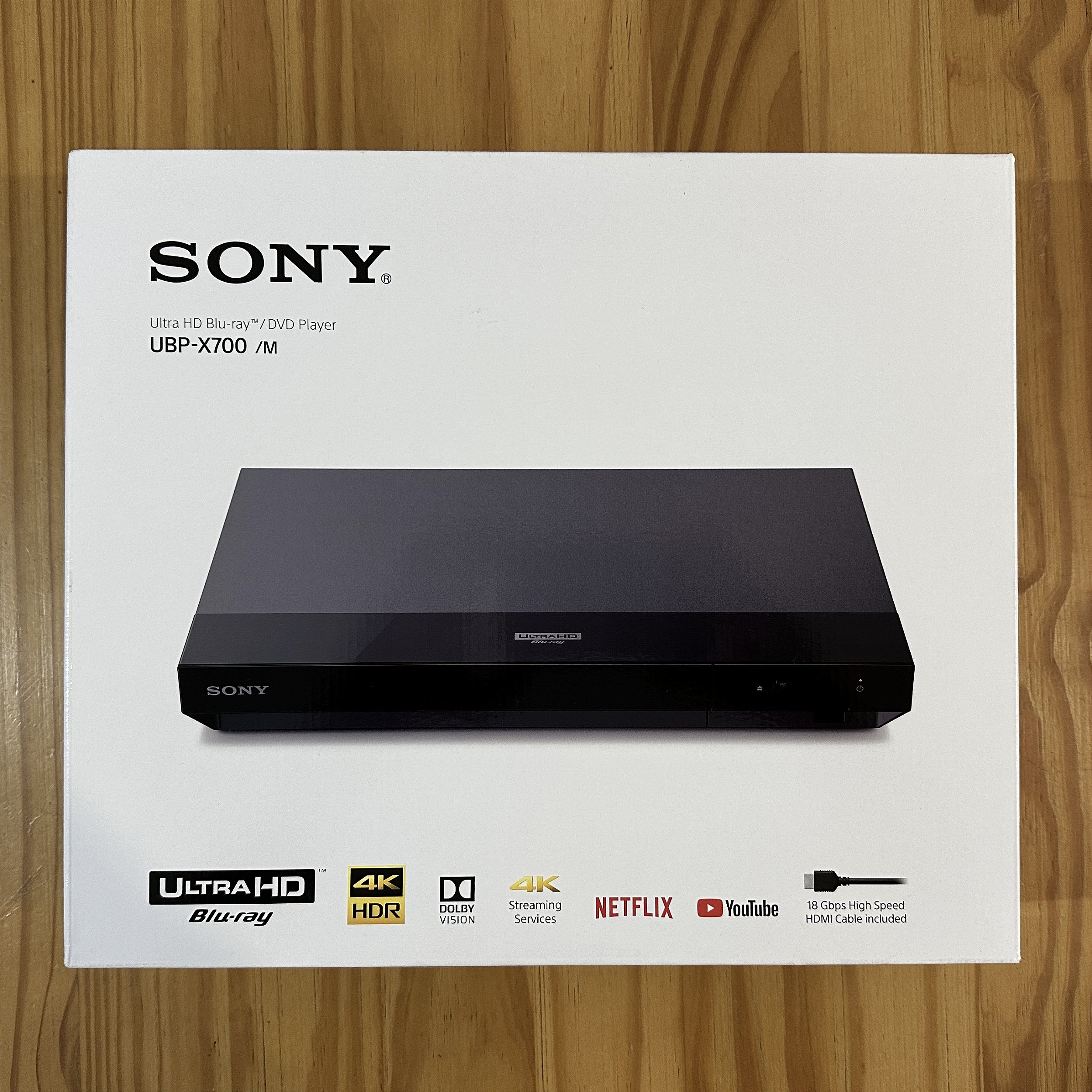 Blu-ray Player Sony UBP-X700M3 4K UHD Nativo HDR Dolby Vision