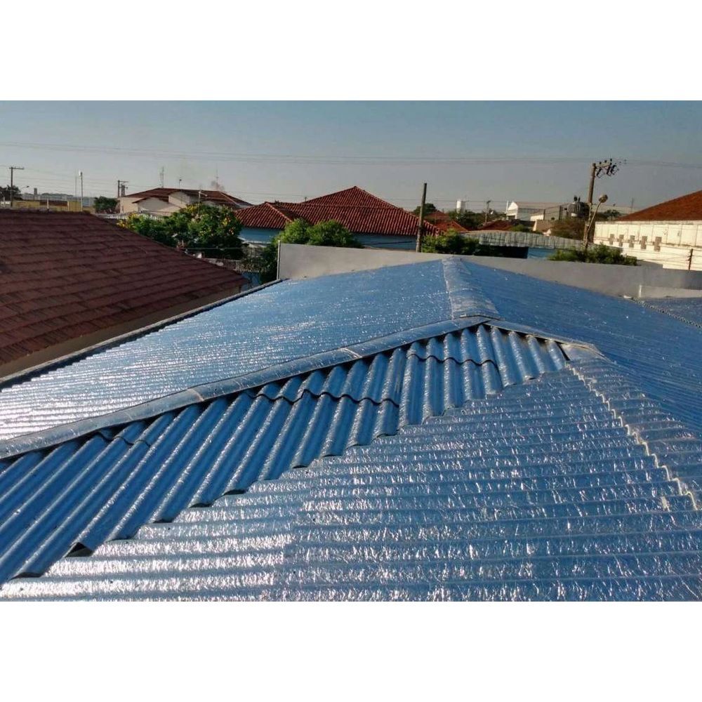 Telha Ecológica com Manta térmica 95cm X 220cm X 06mm - madeverde