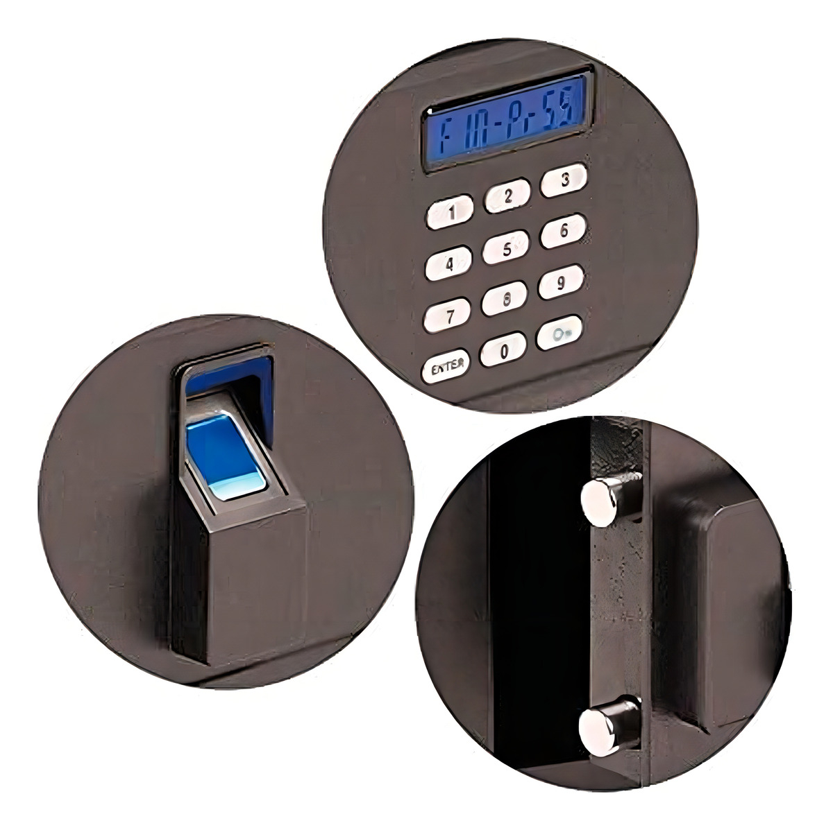 Cofre Digital Compact com Biometria e Senha Preto Yale - Top Fechadura ...