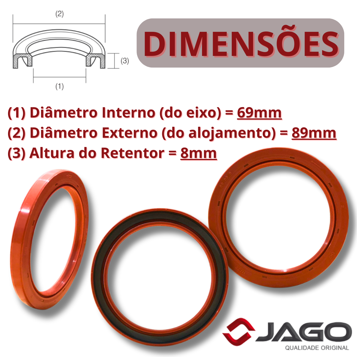 Retentor Traseiro Renault 1.0 12v Kwid Logan Sandero Jago