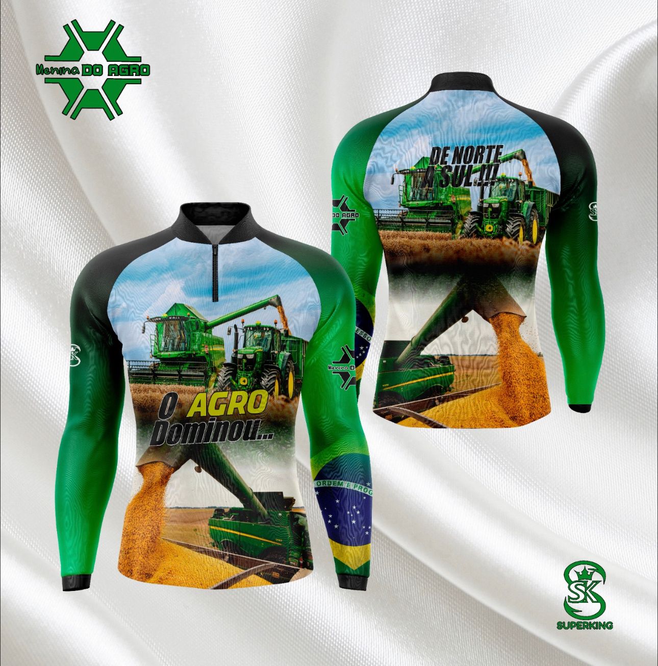 CAMISA john deere Menina do Agro